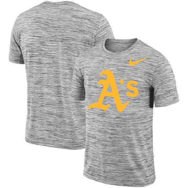 Oakland Athletics Nike Heathered Black Sideline Legend Velocity Travel Performance T-Shirt,We sell and wholesale Oakland Athletics Nike Heathered Black Sideline Legend Velocity Travel Performance T-Shirt on line form chian!